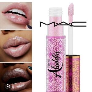 New MAC Aladdin Pink and Gold Lipstick lipgloss